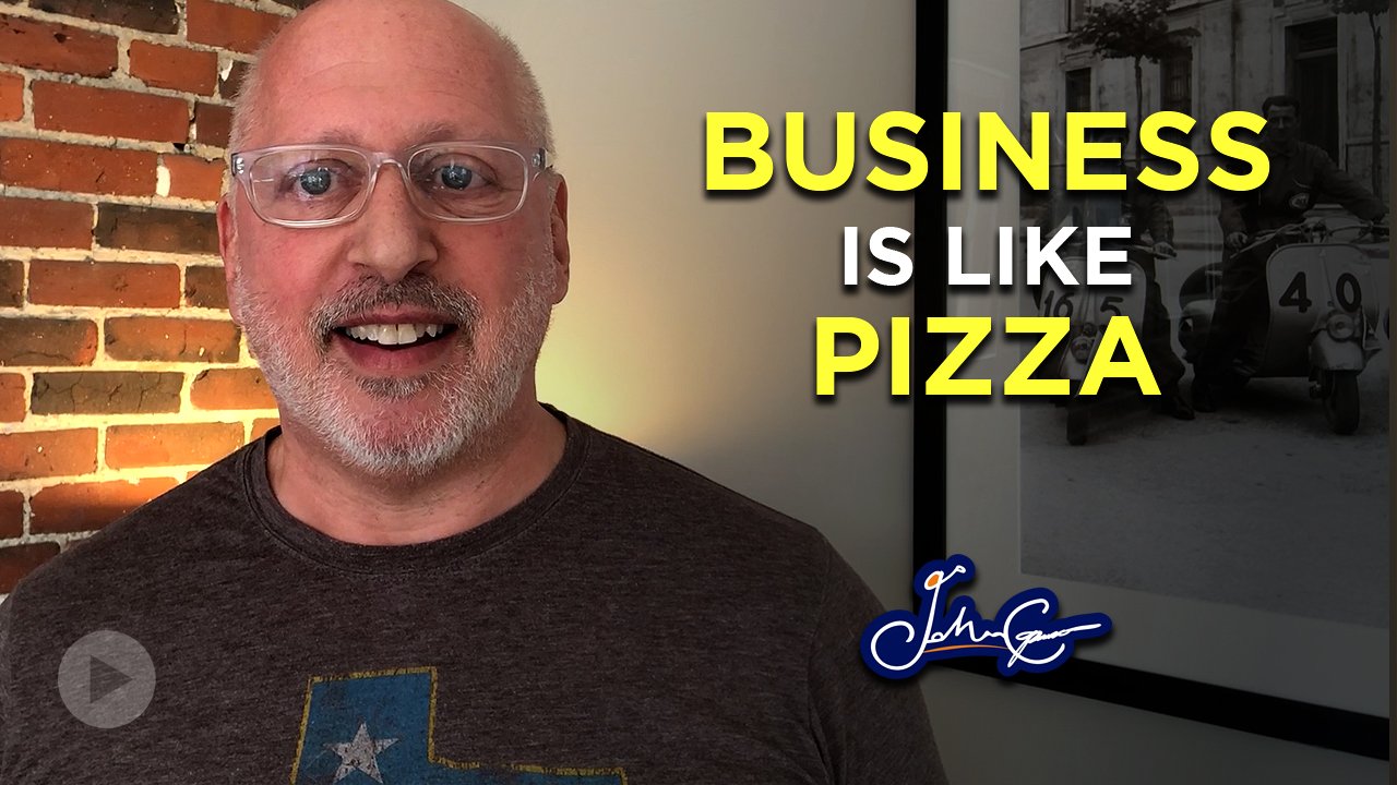 Business is Like Pizza Lone Beacon